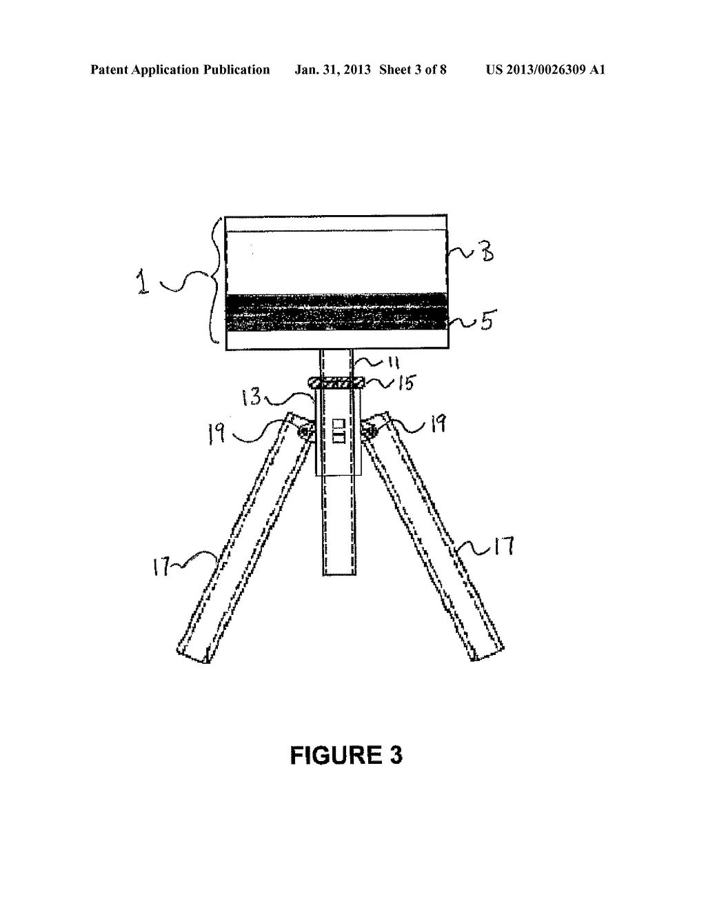 APPARATUS FOR SECURING A DEVICE IN A VIEWABLE LOCATION - diagram, schematic, and image 04