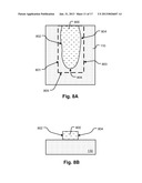 INTEGRATED CIRCUIT DEVICES HAVING FEATURES WITH REDUCED EDGE CURVATURE AND     METHODS FOR MANUFACTURING THE SAME diagram and image