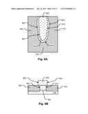 INTEGRATED CIRCUIT DEVICES HAVING FEATURES WITH REDUCED EDGE CURVATURE AND     METHODS FOR MANUFACTURING THE SAME diagram and image