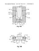 INTEGRATED CIRCUIT DEVICES HAVING FEATURES WITH REDUCED EDGE CURVATURE AND     METHODS FOR MANUFACTURING THE SAME diagram and image