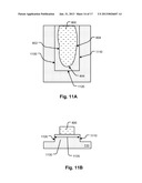 INTEGRATED CIRCUIT DEVICES HAVING FEATURES WITH REDUCED EDGE CURVATURE AND     METHODS FOR MANUFACTURING THE SAME diagram and image