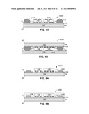 PACKAGE ASSEMBLY INCLUDING A SEMICONDUCTOR SUBSTRATE WITH STRESS RELIEF     STRUCTURE diagram and image