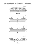PACKAGE ASSEMBLY INCLUDING A SEMICONDUCTOR SUBSTRATE WITH STRESS RELIEF     STRUCTURE diagram and image