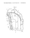 VEHICLE BODY STRUCTURE FOR AUTOMOBILE diagram and image