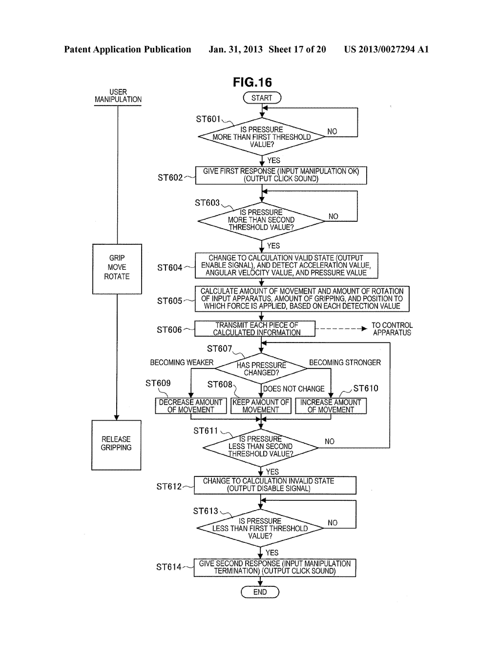 INPUT APPARATUS, INPUT METHOD, AND CONTROL SYSTEM - diagram, schematic, and image 18