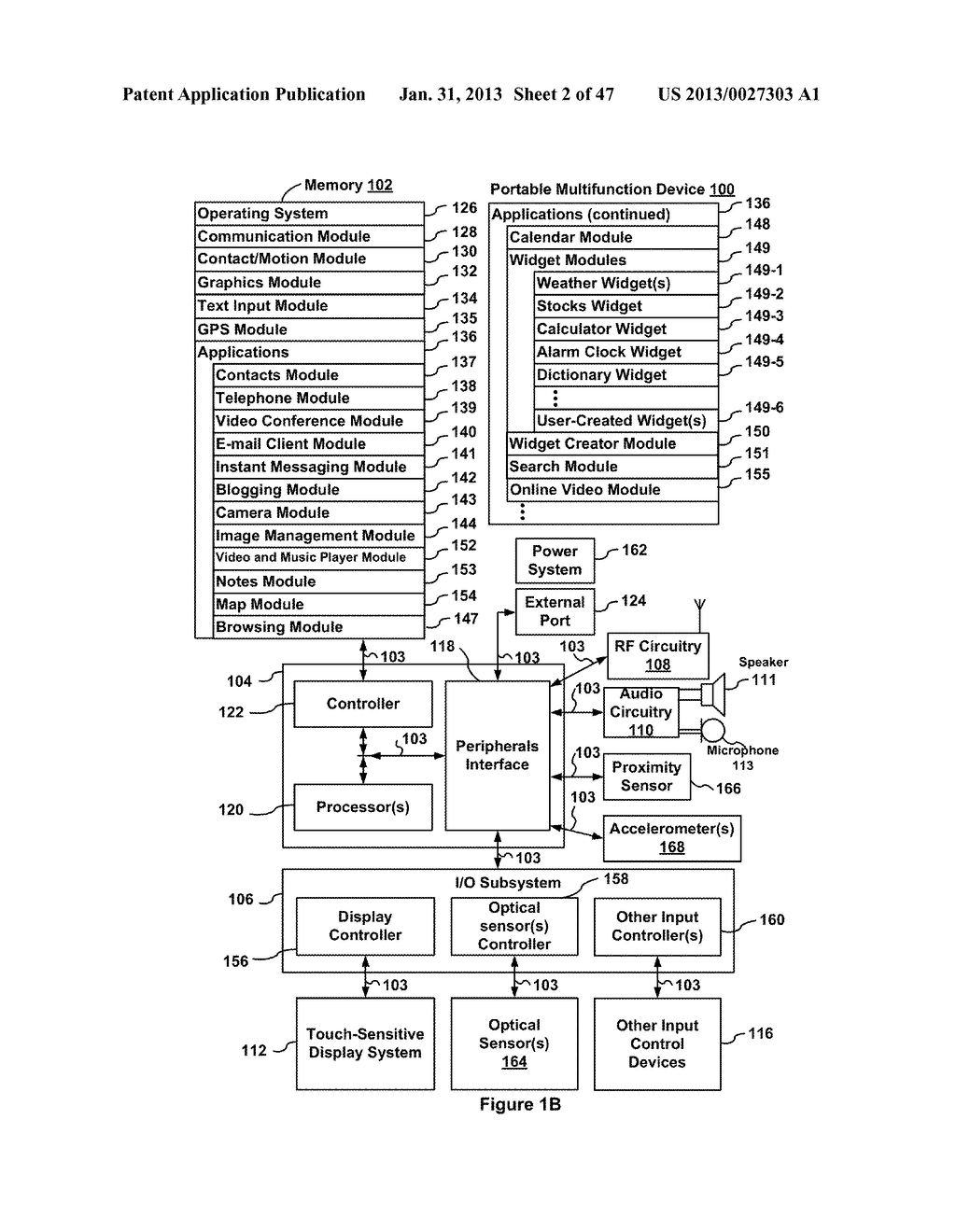 Touch Screen Device, Method, and Graphical User Interface for Moving     On-Screen Objects Without Using a Cursor - diagram, schematic, and image 03