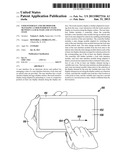 USER INTERFACE AND METHOD FOR MANAGING A USER INTERFACE STATE BETWEEN A     LOCK STATE AND AN UNLOCK STATE diagram and image