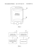 METHOD FOR SWITCHING TOUCH SCREEN OF MOBILE TERMINAL BETWEEN HORIZONTAL     SCREEN AND VERTICAL SCREEN AND MOBILE TERMINAL diagram and image