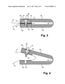 DEVICE FOR TAKING A SAMPLE OF LIQUID CONTAINED IN A FLEXIBLE BAG diagram and image