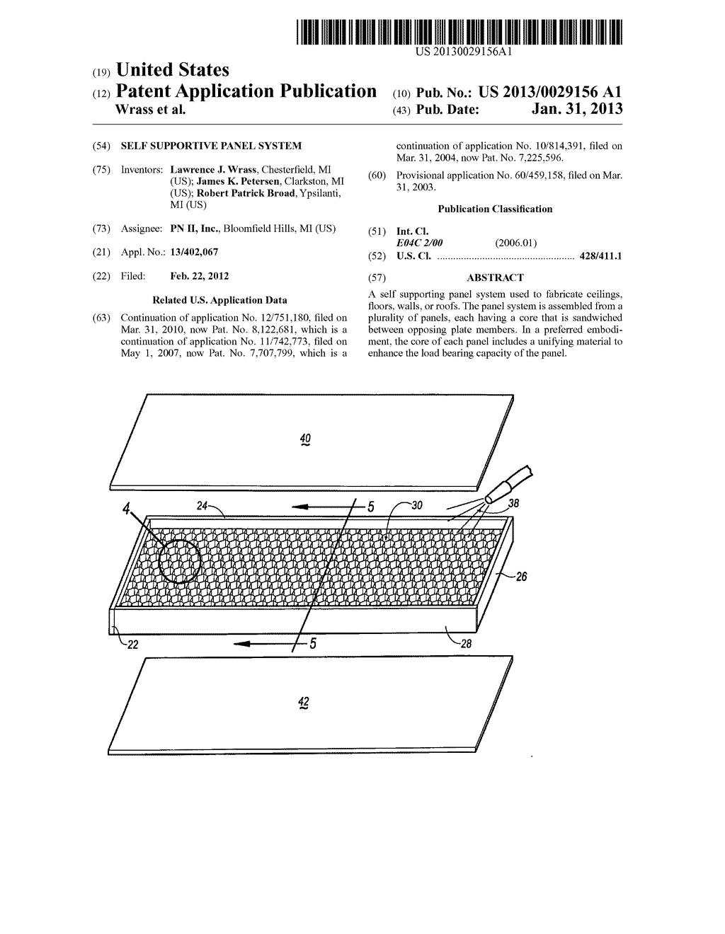 SELF SUPPORTIVE PANEL SYSTEM - diagram, schematic, and image 01