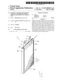 LAMINATE-CASED BATTERY WITH TABS PARTIALLY EXTENDING OUTWARDLY ACROSS     SEALED PORTION OF LAMINATE CASE diagram and image