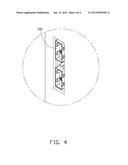 CONNECTOR WITH LIGHT SOURCE AND ELECTRONIC APPARATUS USING THE SAME diagram and image