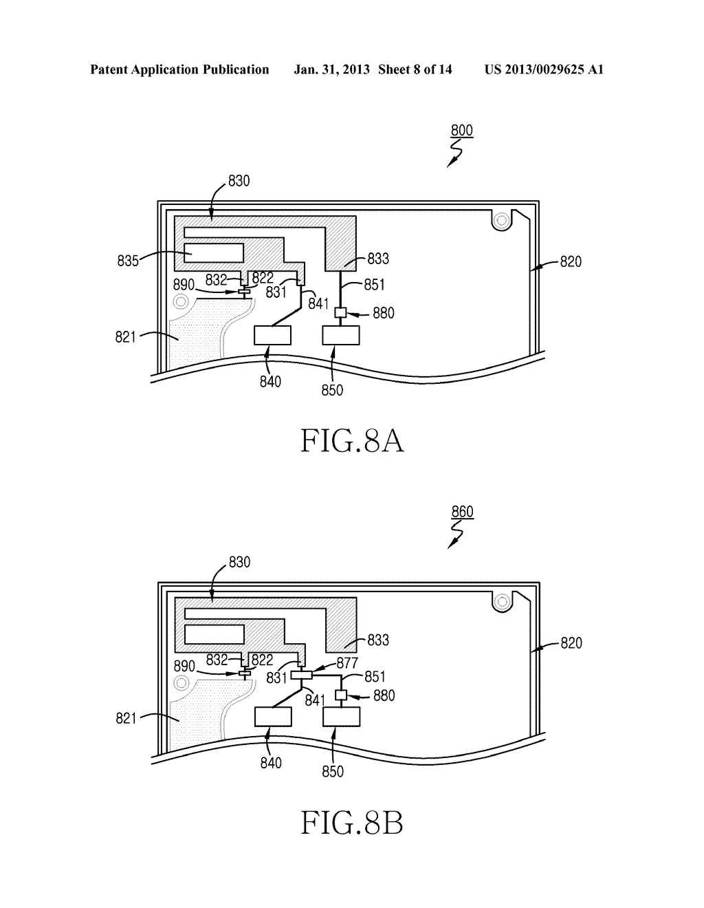 INTEGRATED ANTENNA AND SENSOR ELEMENT APPARATUS FOR A PORTABLE WIRELESS     TERMINAL - diagram, schematic, and image 09