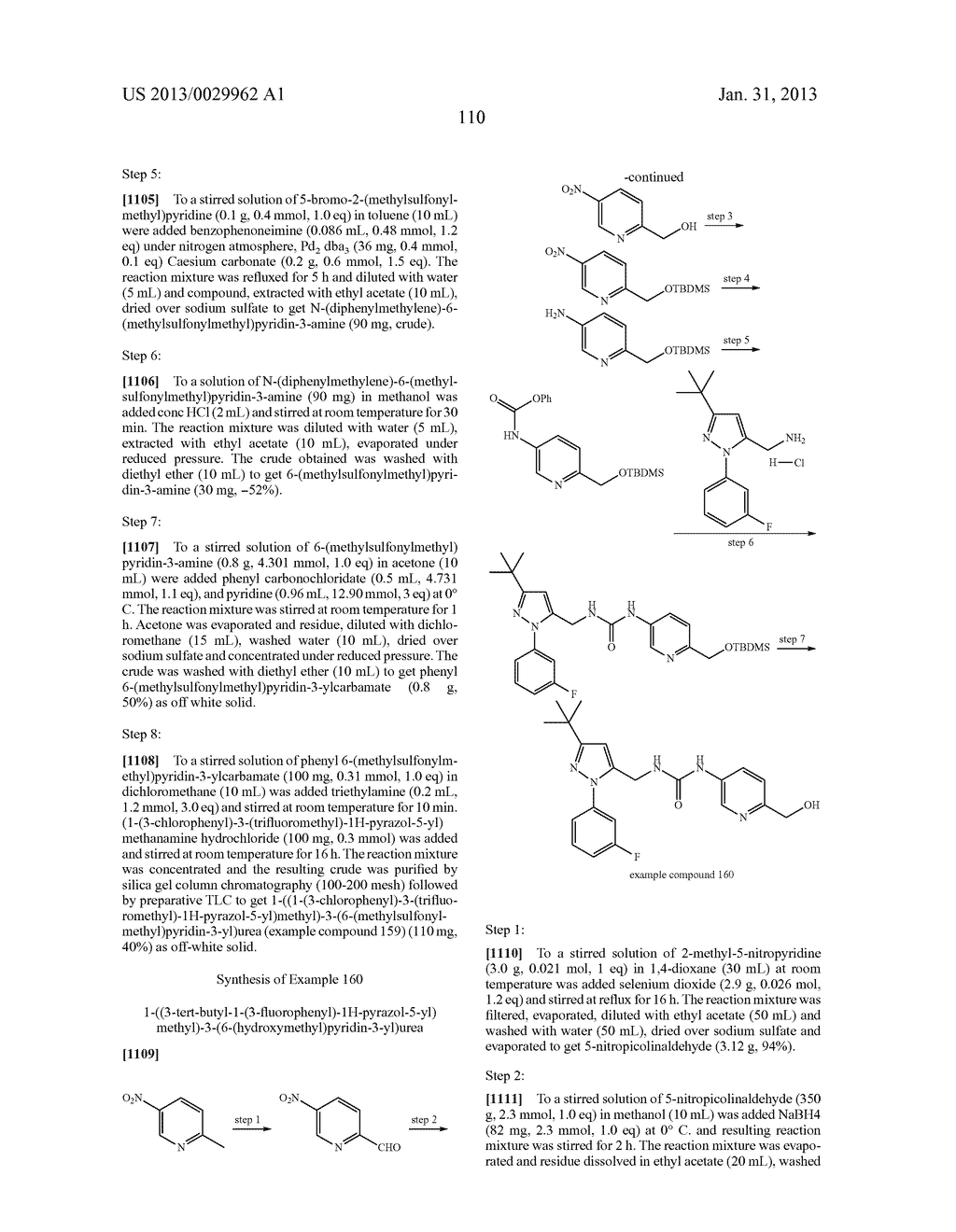 Substituted Heteroaromatic Pyrazole-Containing Carboxamide and Urea     Compounds as Vanilloid Receptor Ligands - diagram, schematic, and image 111