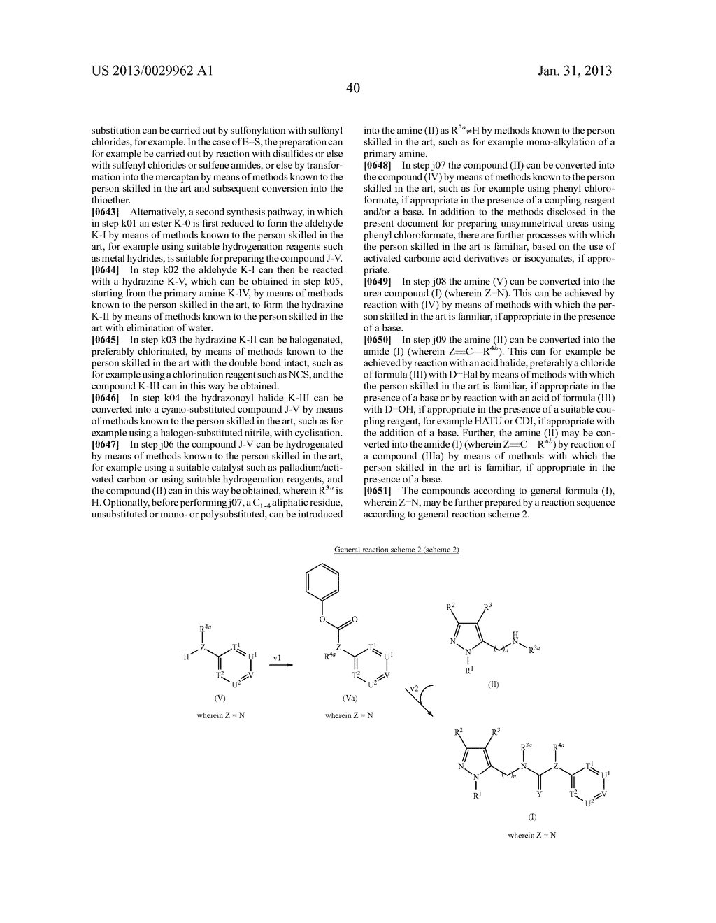 Substituted Heteroaromatic Pyrazole-Containing Carboxamide and Urea     Compounds as Vanilloid Receptor Ligands - diagram, schematic, and image 41