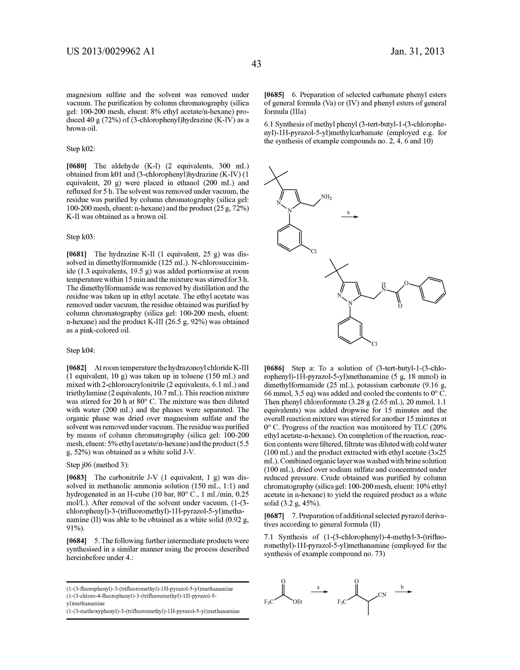 Substituted Heteroaromatic Pyrazole-Containing Carboxamide and Urea     Compounds as Vanilloid Receptor Ligands - diagram, schematic, and image 44