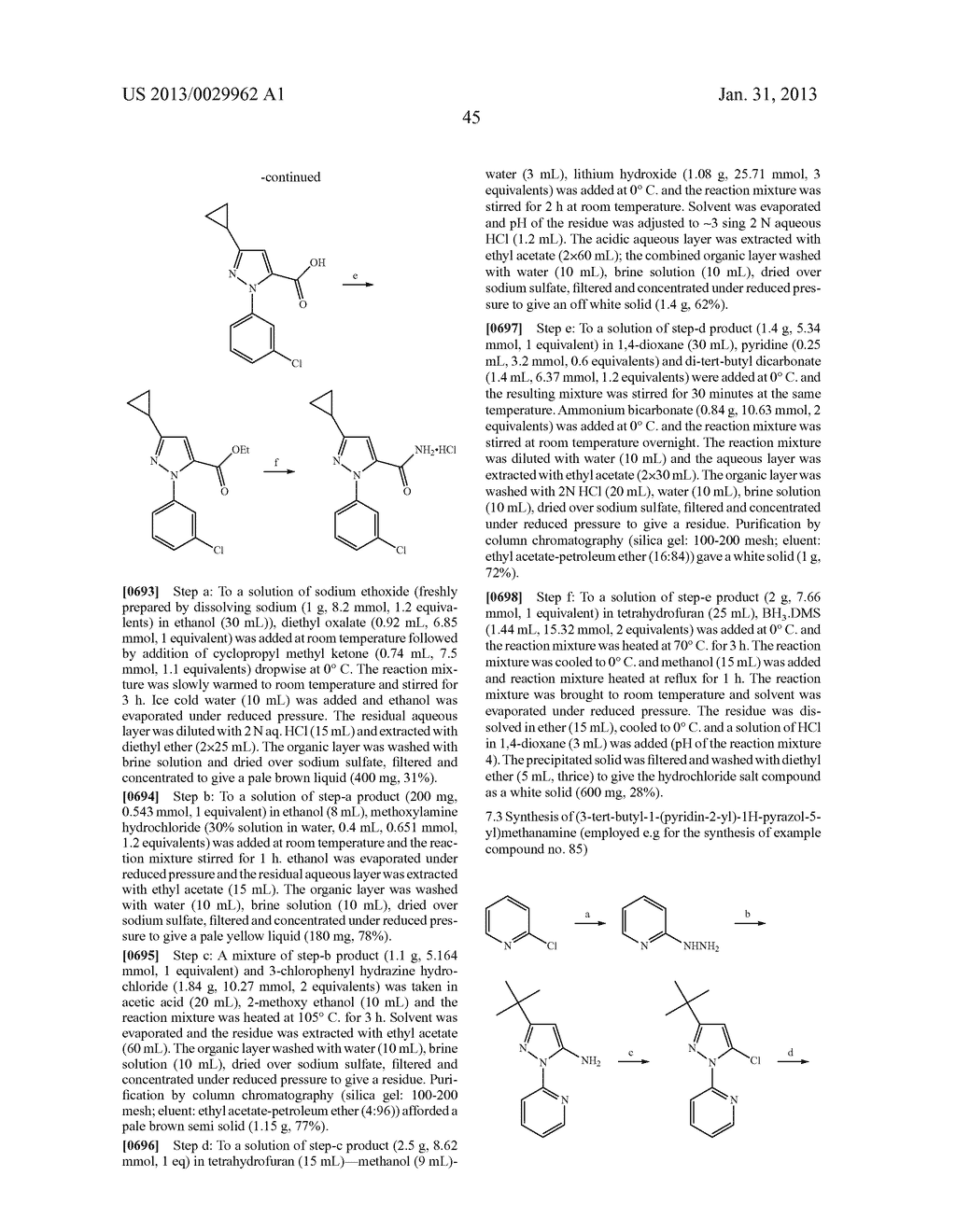 Substituted Heteroaromatic Pyrazole-Containing Carboxamide and Urea     Compounds as Vanilloid Receptor Ligands - diagram, schematic, and image 46