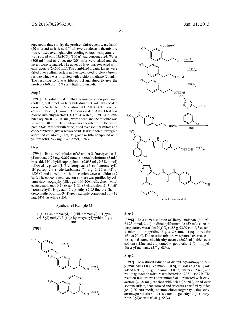 Substituted Heteroaromatic Pyrazole-Containing Carboxamide and Urea     Compounds as Vanilloid Receptor Ligands - diagram, schematic, and image 62
