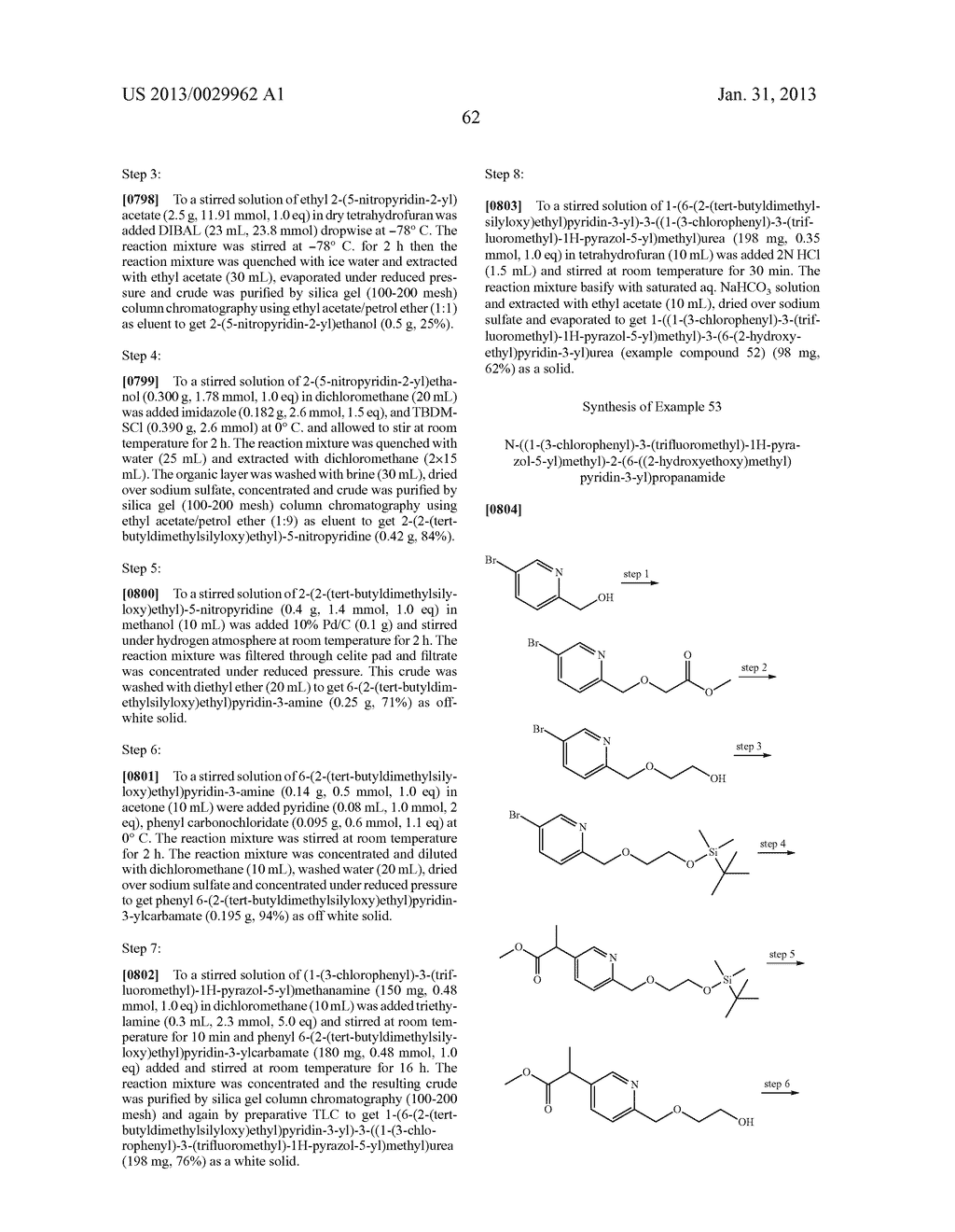 Substituted Heteroaromatic Pyrazole-Containing Carboxamide and Urea     Compounds as Vanilloid Receptor Ligands - diagram, schematic, and image 63