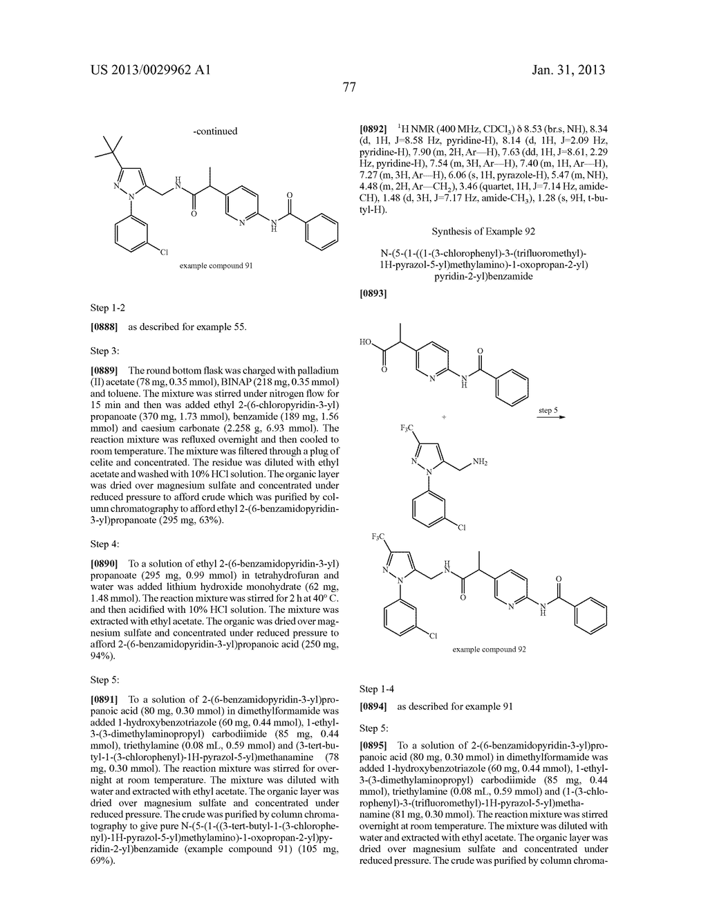 Substituted Heteroaromatic Pyrazole-Containing Carboxamide and Urea     Compounds as Vanilloid Receptor Ligands - diagram, schematic, and image 78