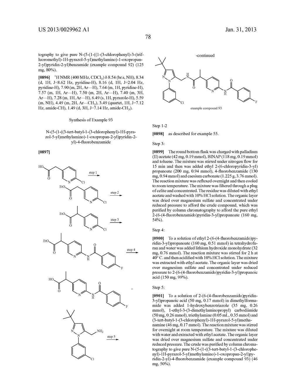 Substituted Heteroaromatic Pyrazole-Containing Carboxamide and Urea     Compounds as Vanilloid Receptor Ligands - diagram, schematic, and image 79