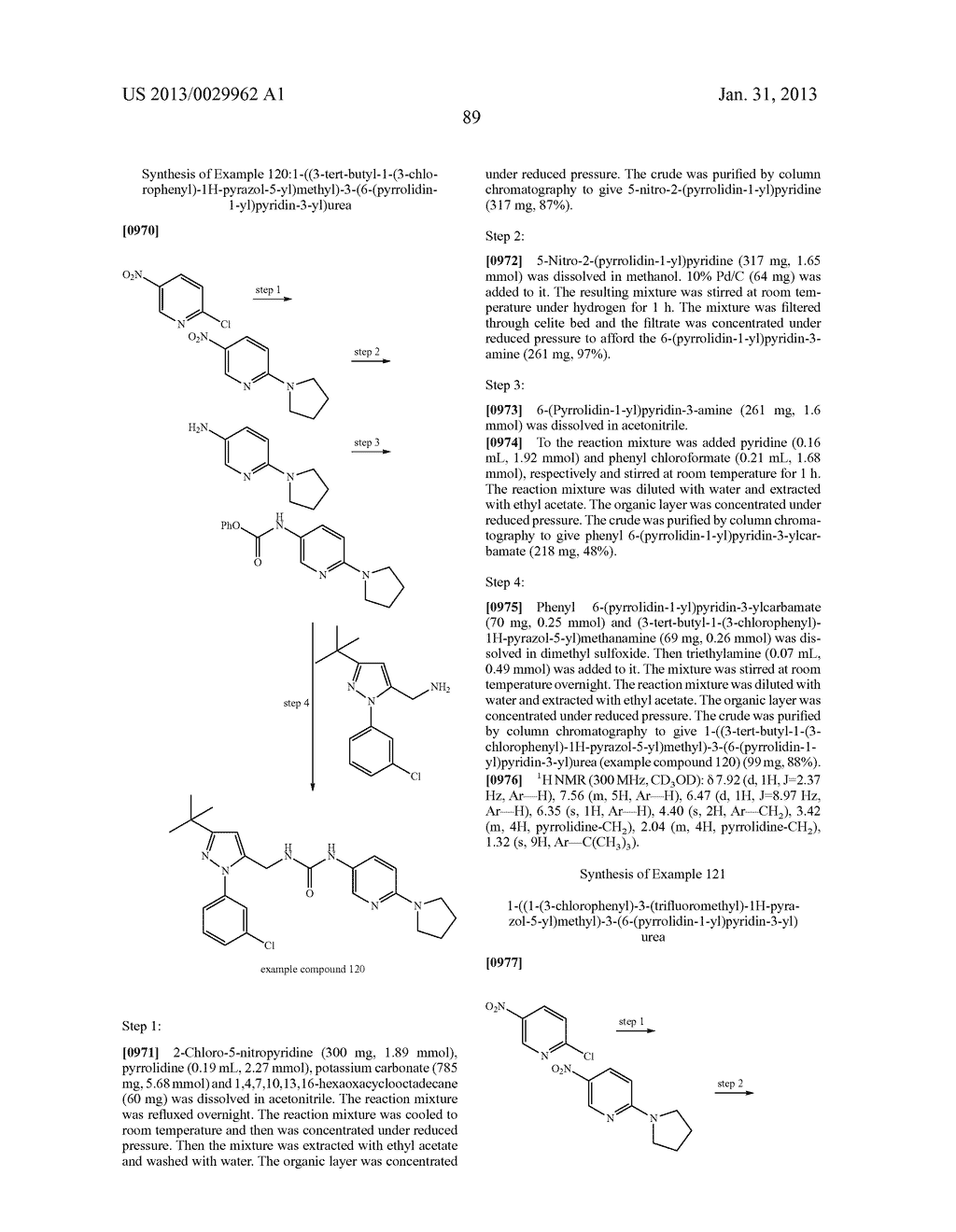Substituted Heteroaromatic Pyrazole-Containing Carboxamide and Urea     Compounds as Vanilloid Receptor Ligands - diagram, schematic, and image 90