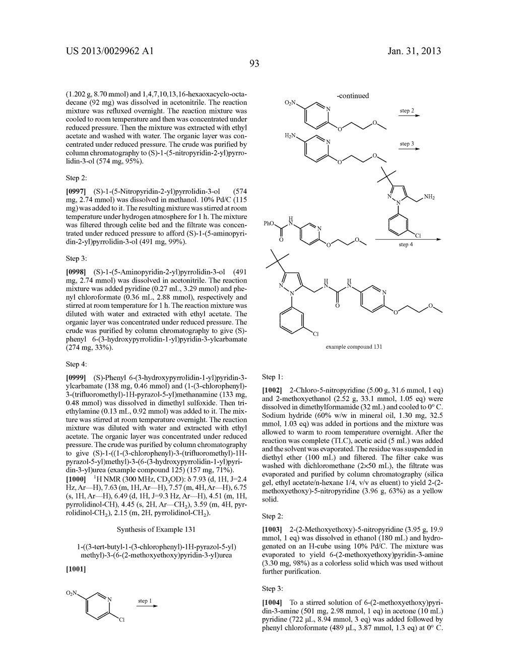 Substituted Heteroaromatic Pyrazole-Containing Carboxamide and Urea     Compounds as Vanilloid Receptor Ligands - diagram, schematic, and image 94