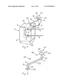 BLOOD TREATMENT DEVICE WITH ROD-SHAPED MEANS FOR SECURING OBJECTS diagram and image