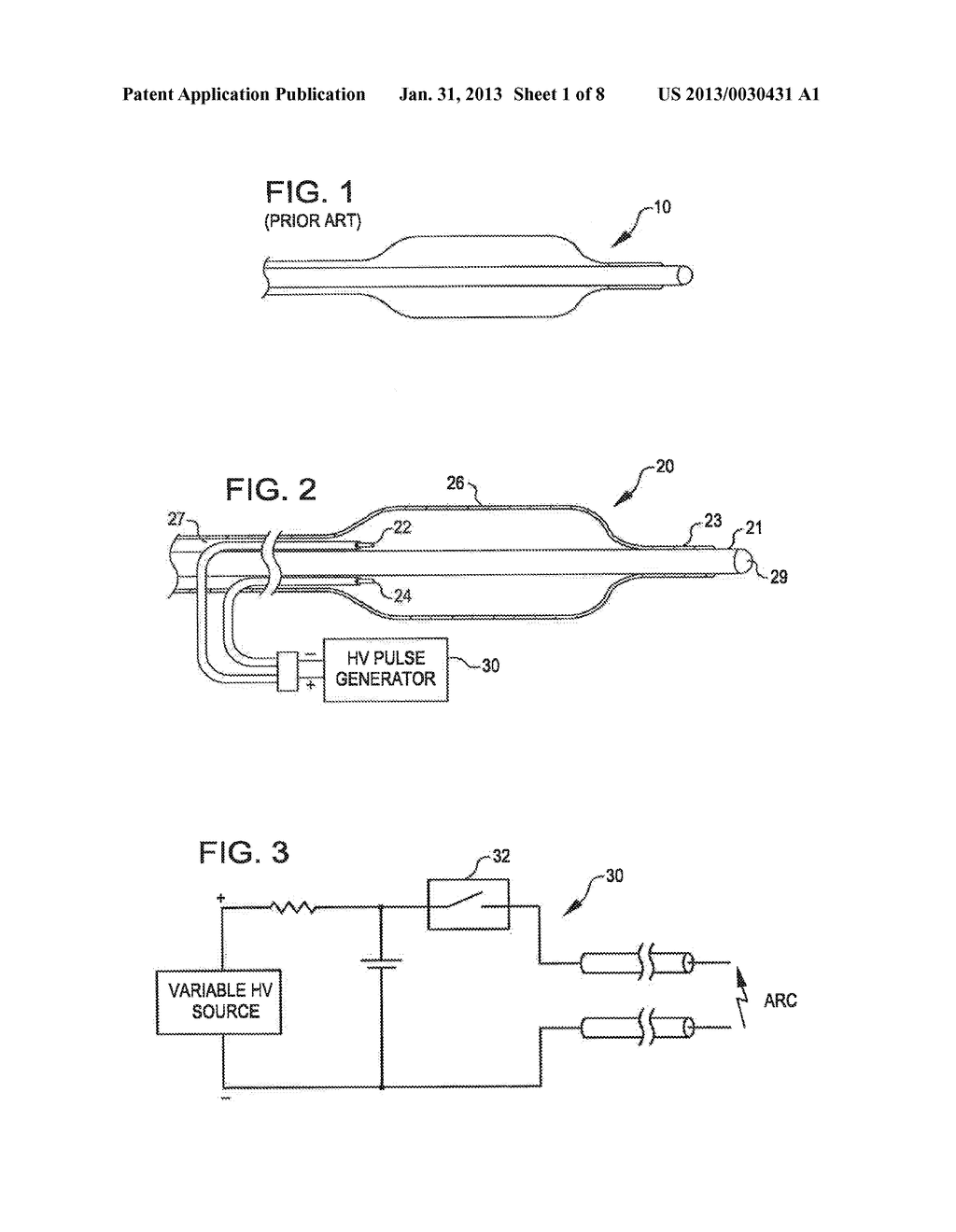 SHOCK WAVE BALLOON CATHETER SYSTEM WITH OFF CENTER SHOCK WAVE GENERATOR - diagram, schematic, and image 02