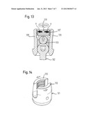 RECEIVING PART FOR CONNECTING A SHANK OF A BONE ANCHORING ELEMENT TO A ROD     AND BONE ANCHORING DEVICE WITH SUCH A RECEIVING PART diagram and image