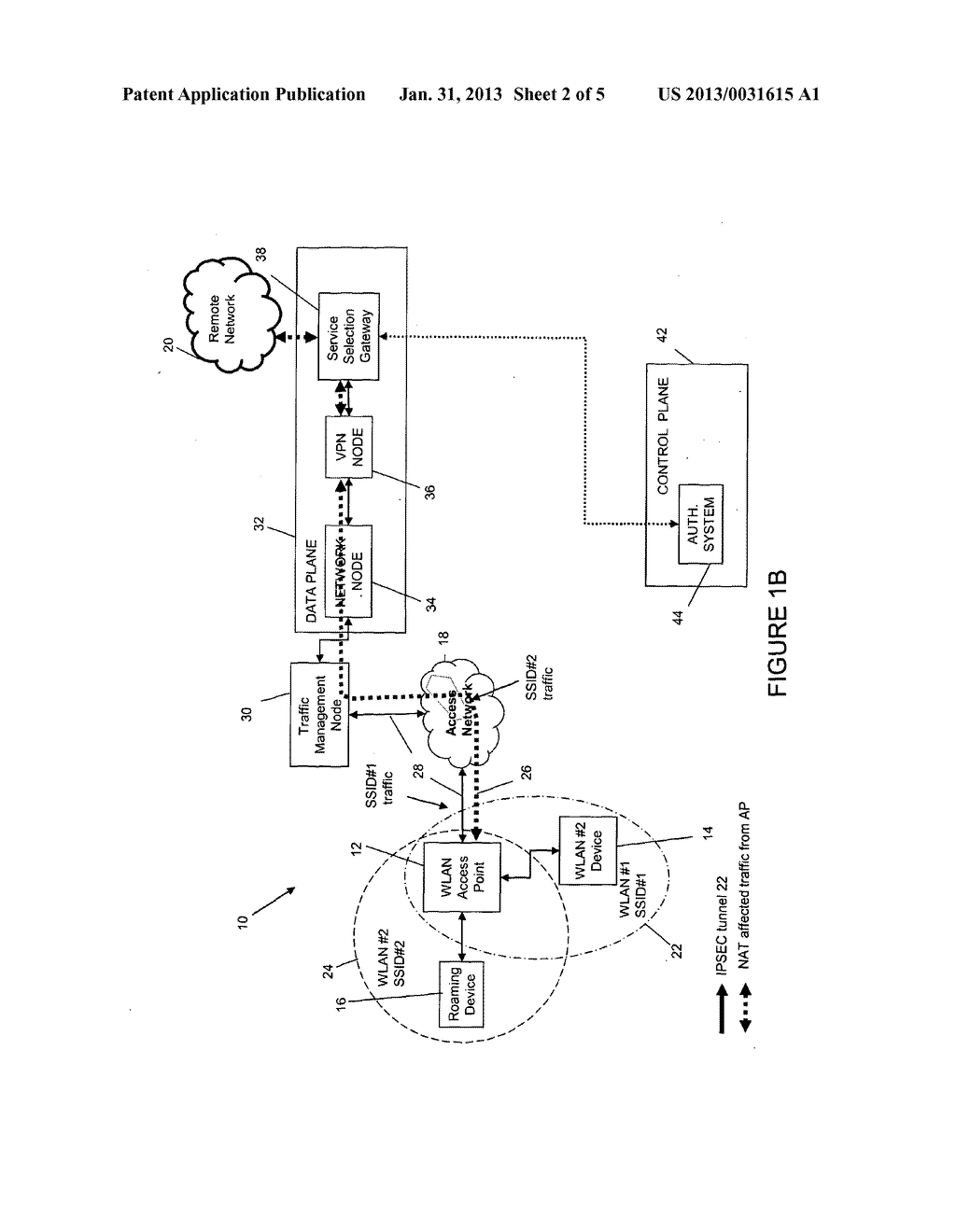 SYSTEM AND METHOD FOR WLAN ROAMING TRAFFIC AUTHENTICATION - diagram, schematic, and image 03