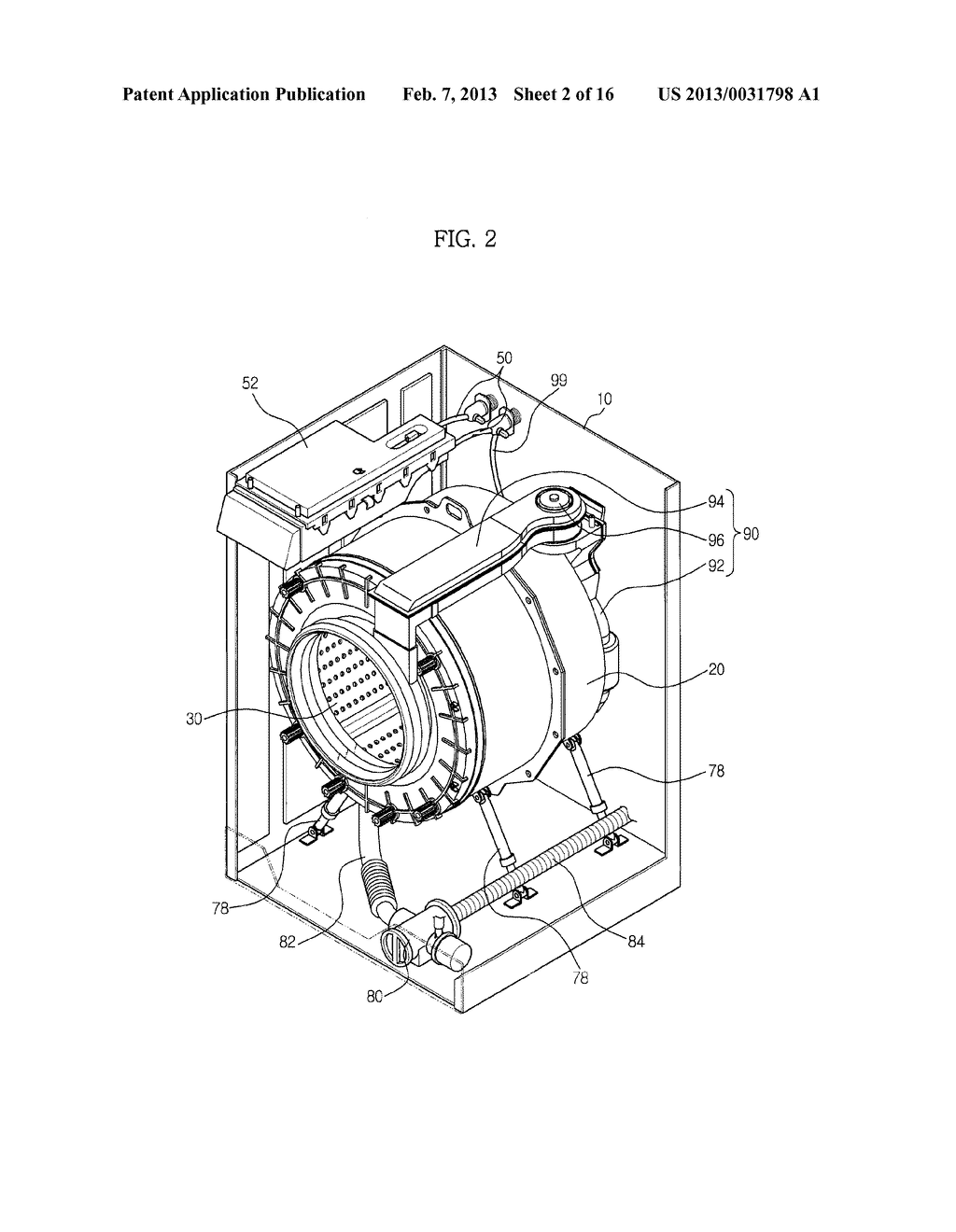 DRYING APPARATUS AND WASHING MACHINE HAVING THE SAME AND CONTROL METHOD     THEREOF - diagram, schematic, and image 03