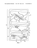 Footwear With Interchangeable Bootie System diagram and image