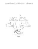 Footwear With Interchangeable Bootie System diagram and image