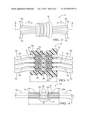 WIRE CONNECTOR ASSEMBLY INCLUDING SPLICE ELEMENTS FOR FLUID ENVIRONMENTS     AND METHODS OF MAKING SAME diagram and image