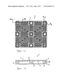 PALLETS FOR THE HANDLING OF GOODS, PROCESSES FOR MANUFACTURING PALLETS AND     METHODS OF USING PALLETS IN THE HANDLING OF GOODS diagram and image