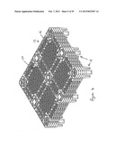 PALLETS FOR THE HANDLING OF GOODS, PROCESSES FOR MANUFACTURING PALLETS AND     METHODS OF USING PALLETS IN THE HANDLING OF GOODS diagram and image