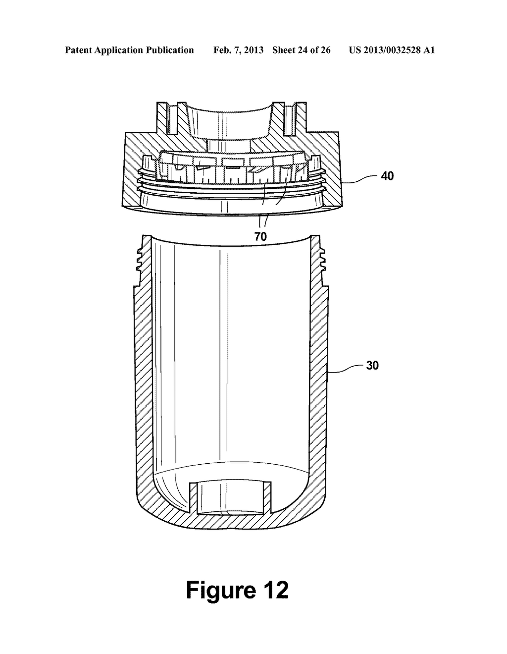 Reassembled Liquid Filtration Assembly and  Method of Manufacture - diagram, schematic, and image 25