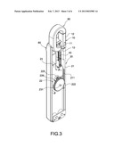 HOOK PORTION OF CLAMP METER diagram and image