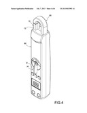 HOOK PORTION OF CLAMP METER diagram and image