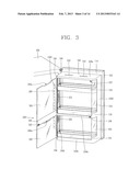 REFRIGERATOR WITH INNER DOOR diagram and image