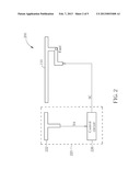 ANTENNA APPARATUS HAVING SENSING COMPONENT COUPLED TO FIRST ANTENNA     COMPONENT TO ADDITIONALLY ACT AS SECOND ANTENNA COMPONENT AND RELATED     SIGNAL PROCESSING DEVICE diagram and image