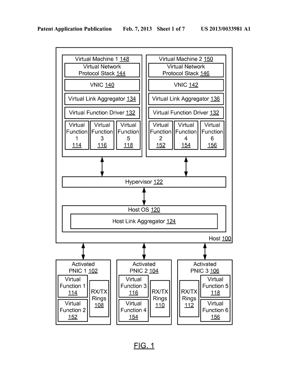 METHOD AND SYSTEM FOR DISTRIBUTING NETWORK TRAFFIC AMONG MULTIPLE DIRECT     HARDWARE ACCESS DATAPATHS - diagram, schematic, and image 02
