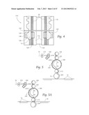 METHODS AND APPARATUS FOR APPLICATION OF NESTED ZERO WASTE EAR TO     TRAVELING WEB diagram and image