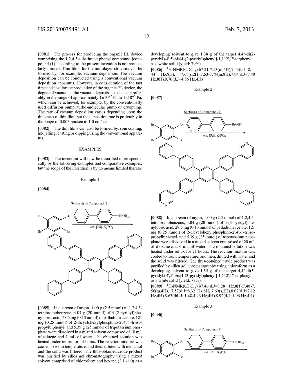 1,2,4, 5-SUBSTITUTED PHENYL COMPOUND, METHOD FOR PRODUCING SAME AND     ORGANIC ELECTROLUMINESCENT DEVICE COMPRISING SAME AS CONSTITUENT - diagram, schematic, and image 14