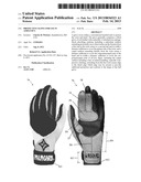 PROTECTIVE GLOVE FOR USE IN ATHLETICS diagram and image