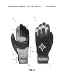 PROTECTIVE GLOVE FOR USE IN ATHLETICS diagram and image