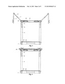 CONTAINER OR VEHICLE BODY WITH SIDE DOOR AND A SIDE DOOR DRIVE UNIT diagram and image