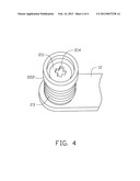 FASTENERS AND HEAT DISSIPATION DEVICES WITH THE FASTENERS diagram and image