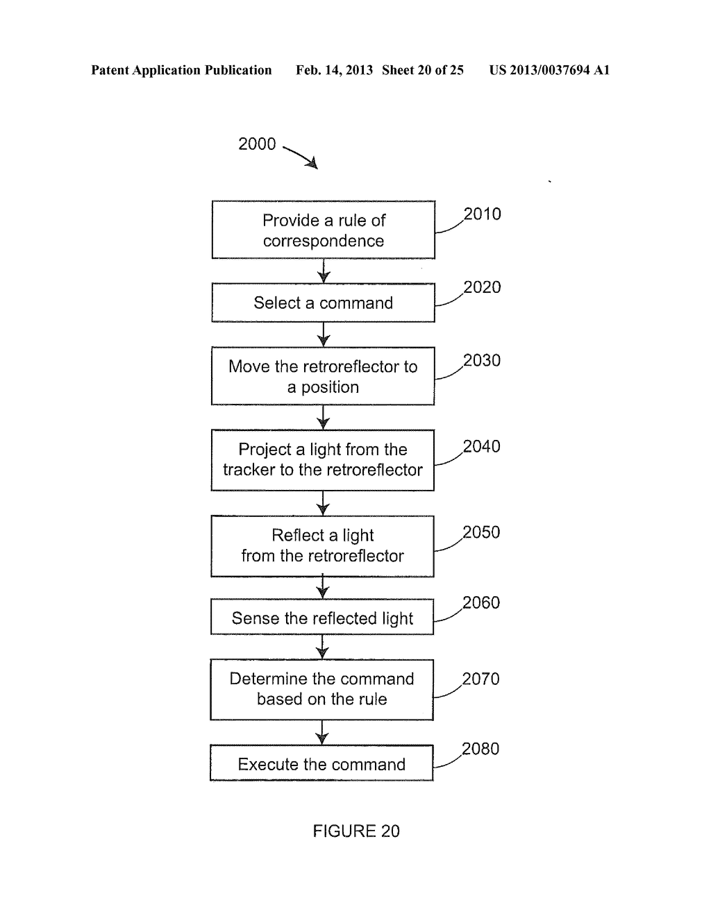 METHOD AND APPARATUS FOR USING GESTURES TO CONTROL A LASER TRACKER - diagram, schematic, and image 21